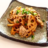 お弁当にどうぞ♬ レンコンと豚肉炒め